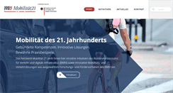 Desktop Screenshot of mobilitaet21.de