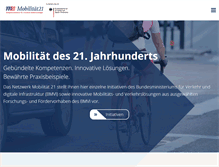 Tablet Screenshot of mobilitaet21.de